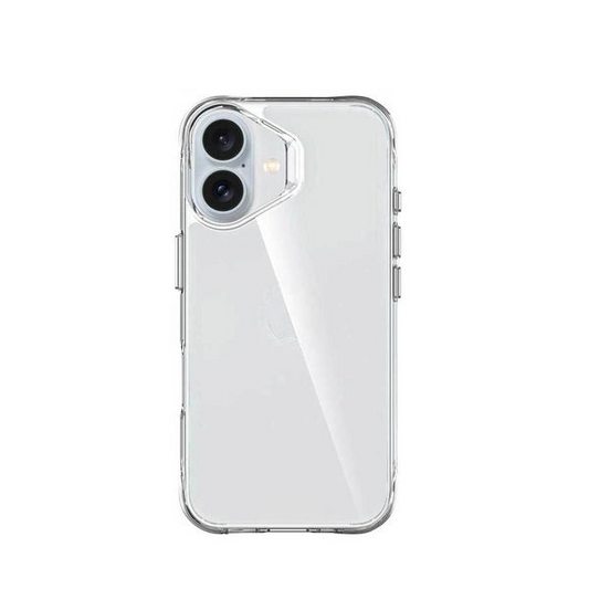 Asr Prime for iPhone 16 Back Case Cover | Ultra Hybrid Transparent Camera and Drop Protection Back Case Cover for iPhone 16 - (Polycarbonate|Clear)