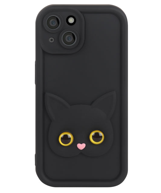 ASR Prime Premium Mobile Case for iPhone 14 (Cat Silicon Design): Playful Protection with a Personal Touch.