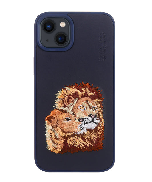 "ASR Prime Premium Embroidered Mobile Case for iPhone 13 – Stylish and Human Touch Design"