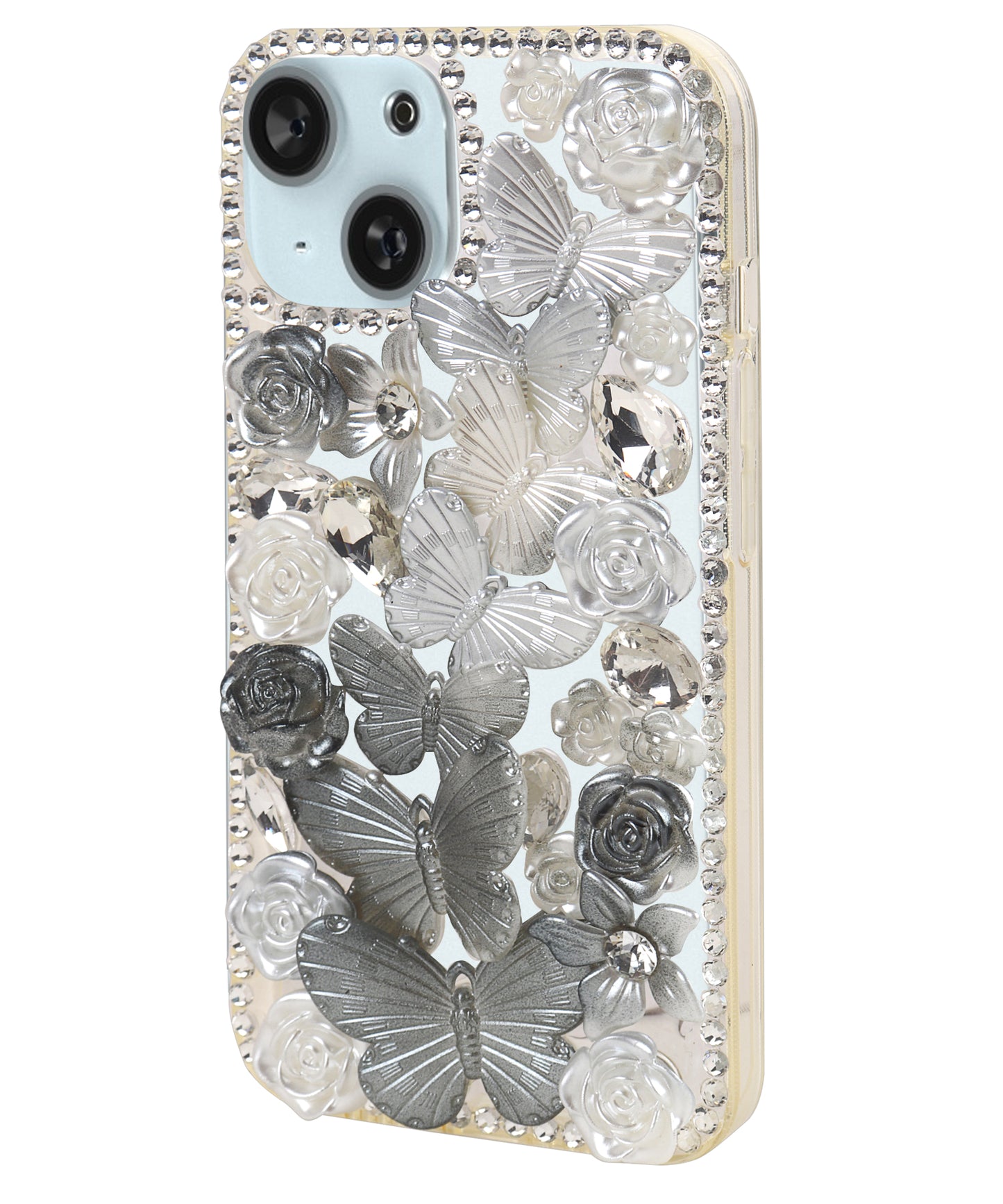 ASR Prime Premium Mobile Case for iPhone 13 Butterfly Hard Plastic Design – A Fusion of Style and Protection.