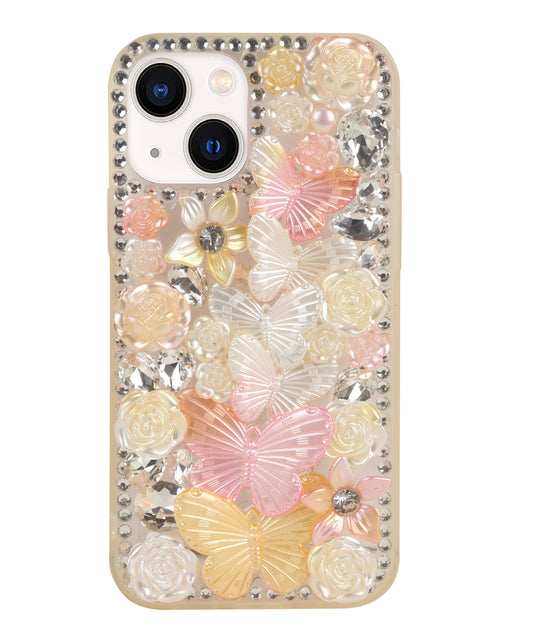 ASR Prime Premium Mobile Case for iPhone 13 Butterfly Hard Plastic Design – A Fusion of Style and Protection