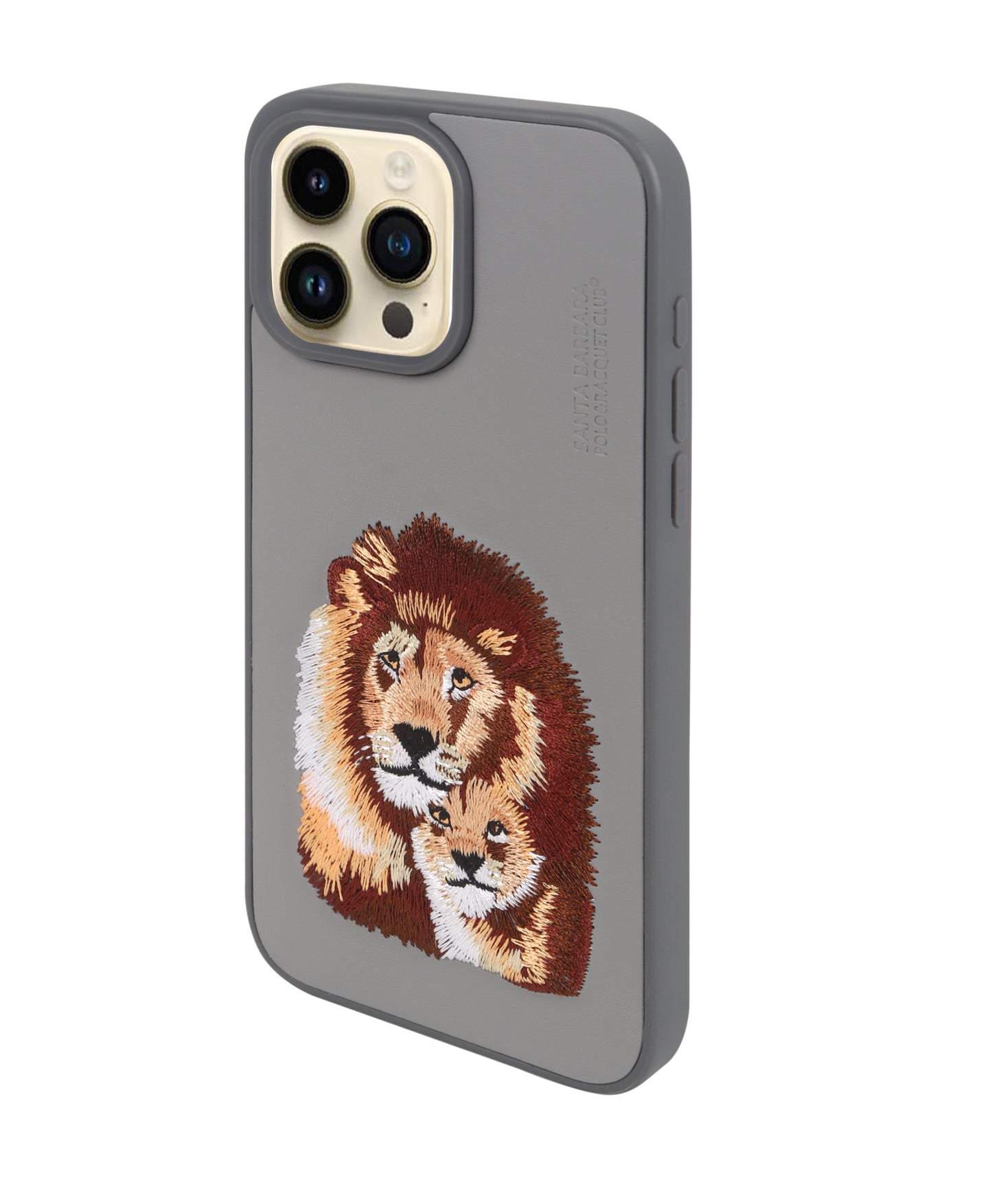 ASR Prime iPhone 14 Pro Case – Elegant Embroidered Design with a Personal Touch.