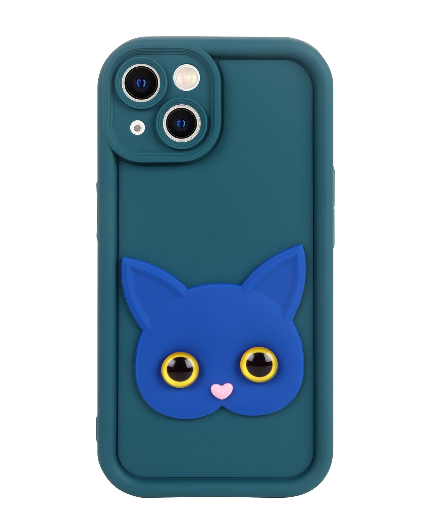 ASR Prime Premium Mobile Case for iPhone 14 (Cat Silicon Design): Playful Protection with a Personal Touch.