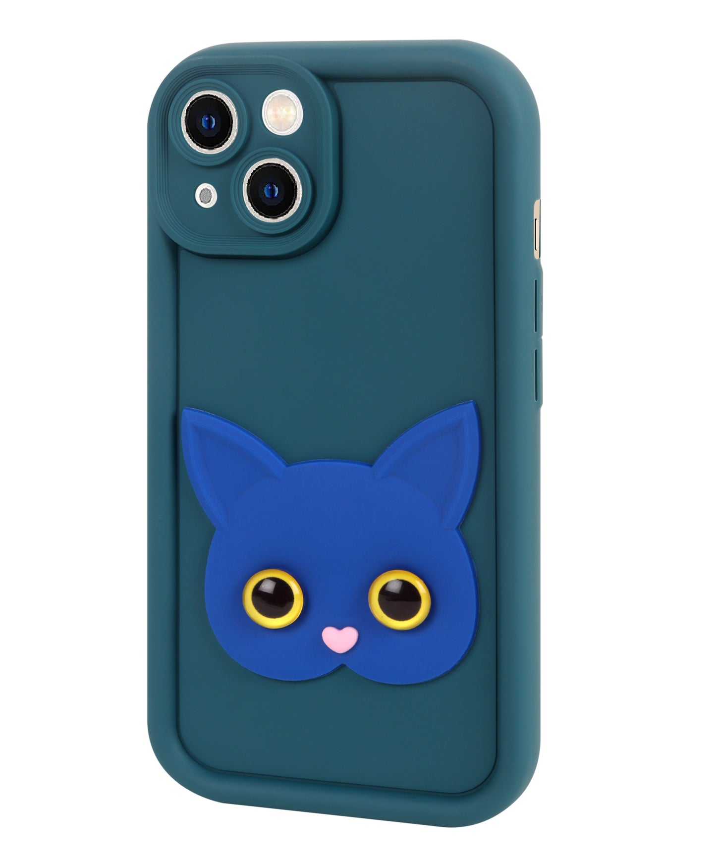 ASR Prime Premium Mobile Case for iPhone 14 (Cat Silicon Design): Playful Protection with a Personal Touch.