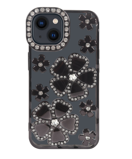 ASR Prime Premium Mobile Case for iPhone 13: Elegant Flower Silicon Design with Superior Protection and Comfort