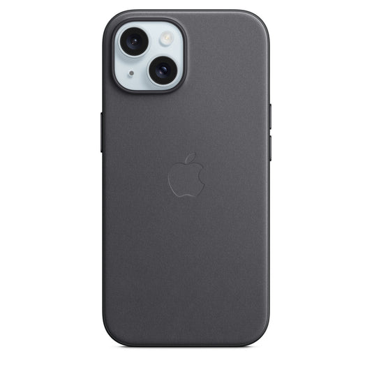 Asr Prime iPhone 15 Plus Silicone Case with MagSafe - Black