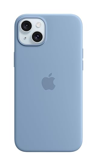 Asr Prime iPhone 15 Plus Silicone Case with MagSafe - Blue 