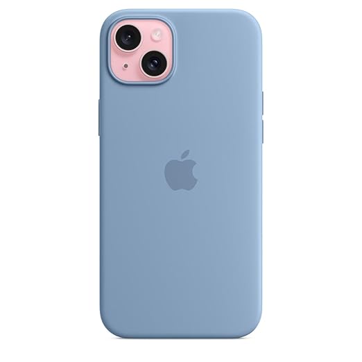 Asr Prime iPhone 15 Plus Silicone Case with MagSafe - Blue 