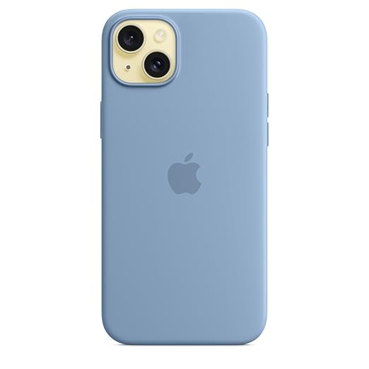 Asr Prime iPhone 15 Plus Silicone Case with MagSafe - Blue 