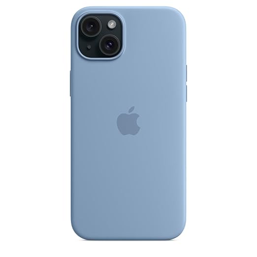 Asr Prime iPhone 15 Plus Silicone Case with MagSafe - Blue 