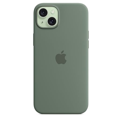 Asr Prime iPhone 15 Plus Silicone Case with MagSafe - Green.